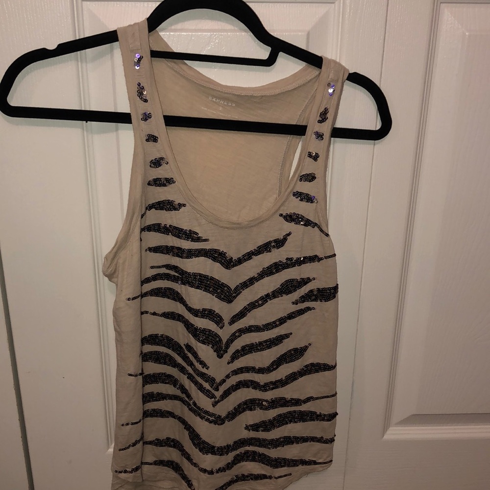 Glitter tank top